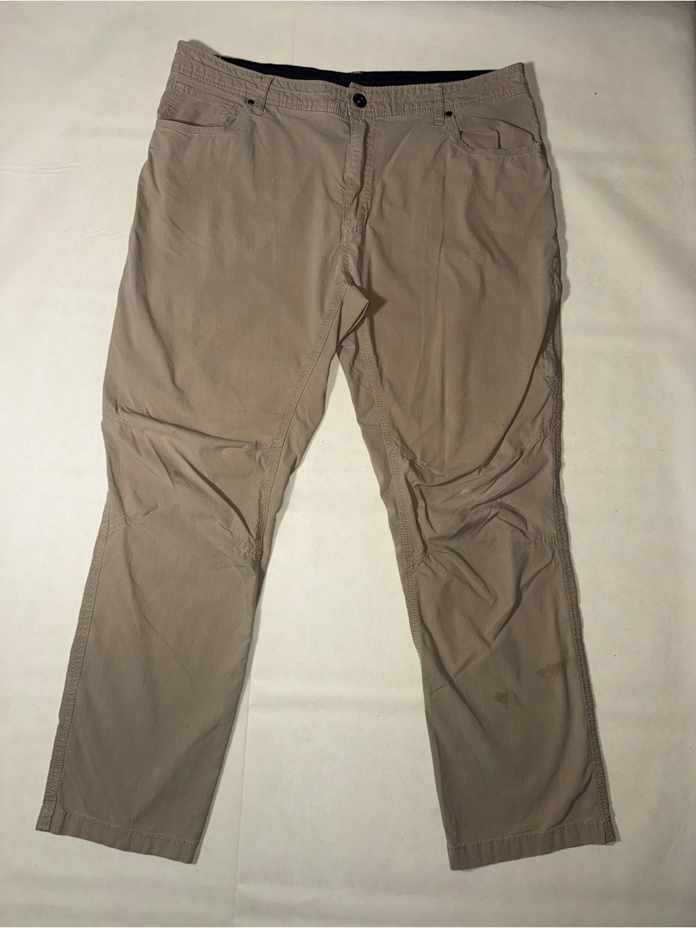 Swiss Tech Men's Khaki Straight-Leg Chinos